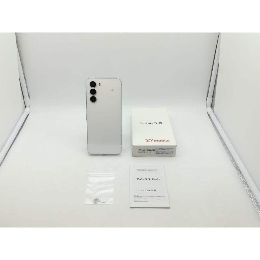 中古】ZTE ymobile 【SIMフリー】 nubia S 5G 4GB 128GB ホワイト
