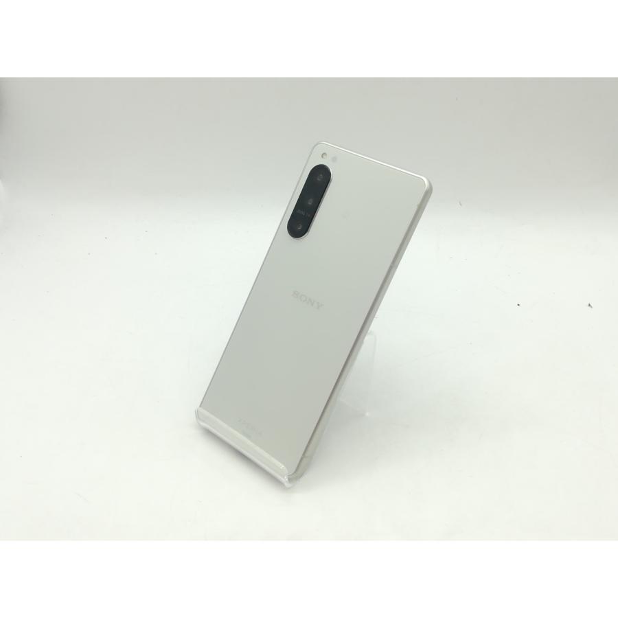 中古】SONY au 【SIMフリー】 Xperia 5 IV 8GB 128GB SOG09 エクリュ