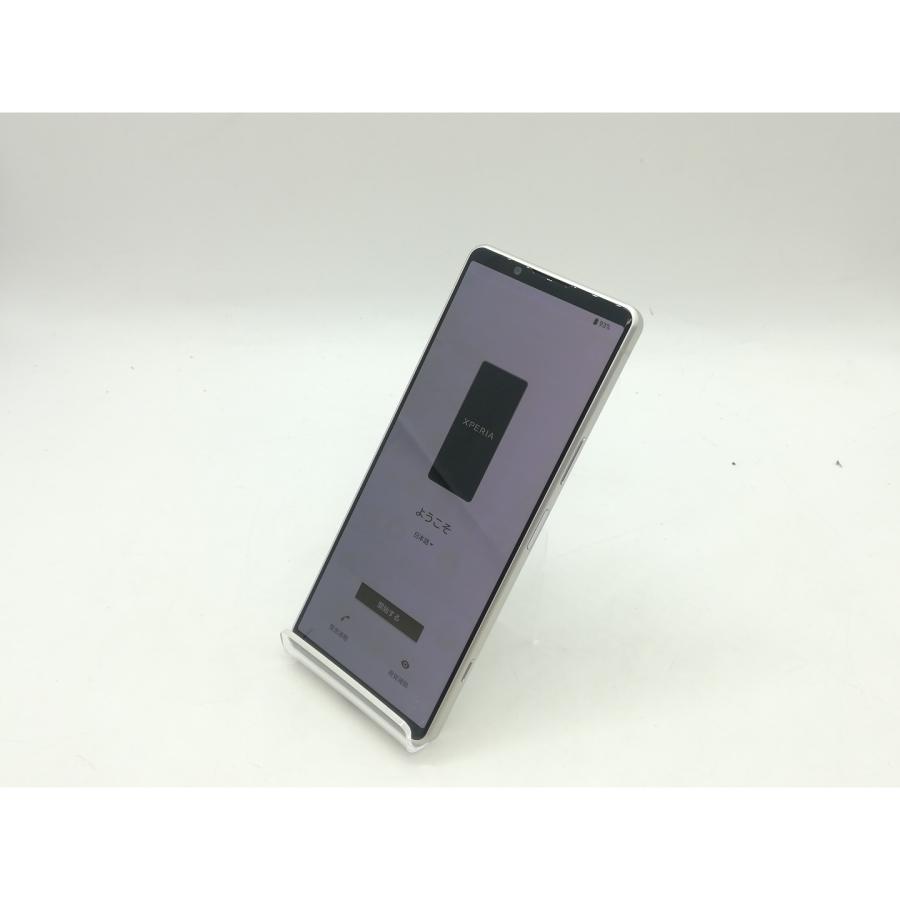 中古】SONY au 【SIMフリー】 Xperia 5 IV 8GB 128GB SOG09 エクリュ