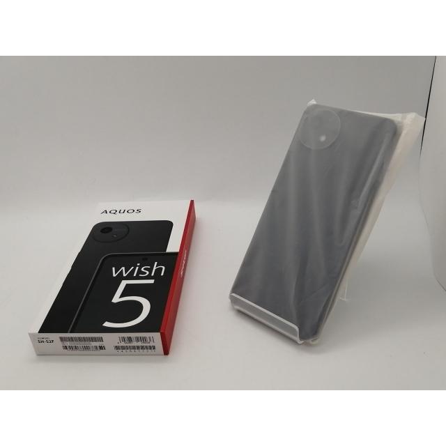 未使用】SHARP docomo 【SIMフリー】 AQUOS wish5 スミ 4GB 64GB SH