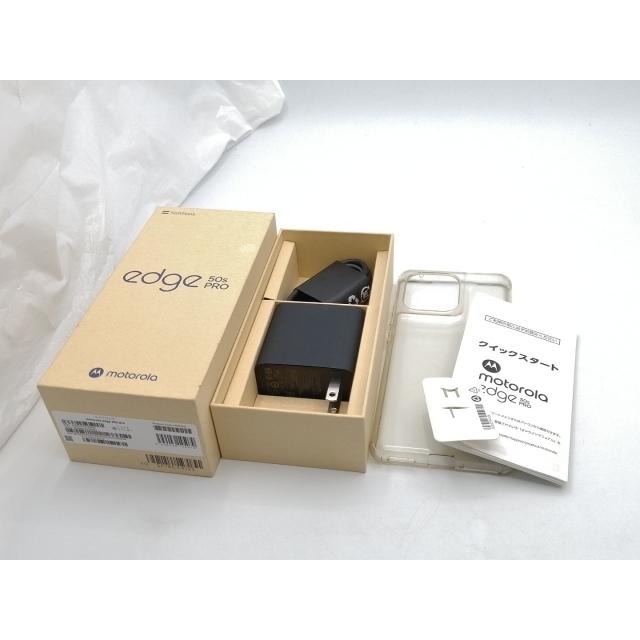 中古】MOTOROLA SoftBank 【SIMフリー】 motorola edge 50s pro