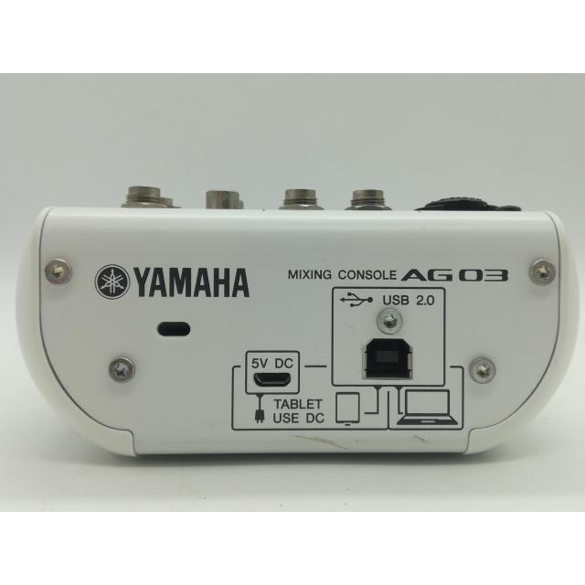 中古】YAMAHA AG03 ウェブキャスティングミキサー【広島】保証期間1