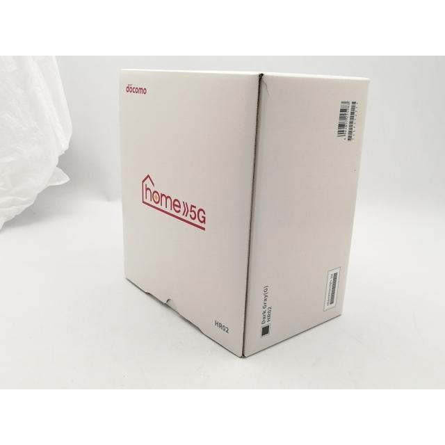 未使用】SHARP docomo 【SIMフリー】 home 5G HR02 [ダークグレー]【EC
