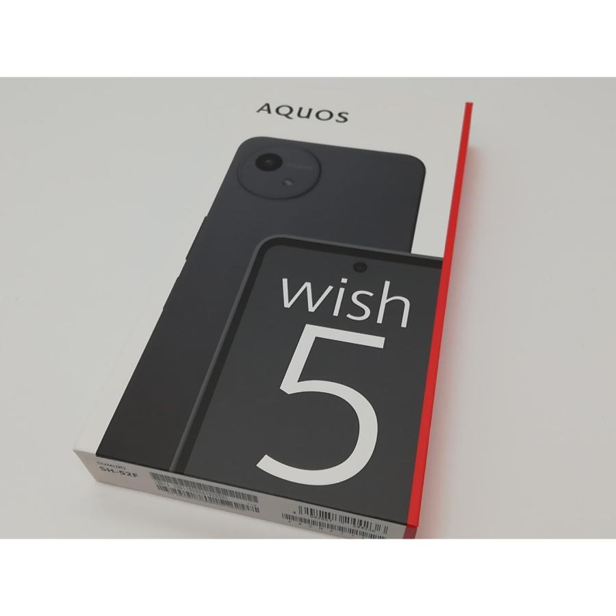 未使用】SHARP docomo 【SIMフリー】 AQUOS wish5 スミ 4GB 64GB SH