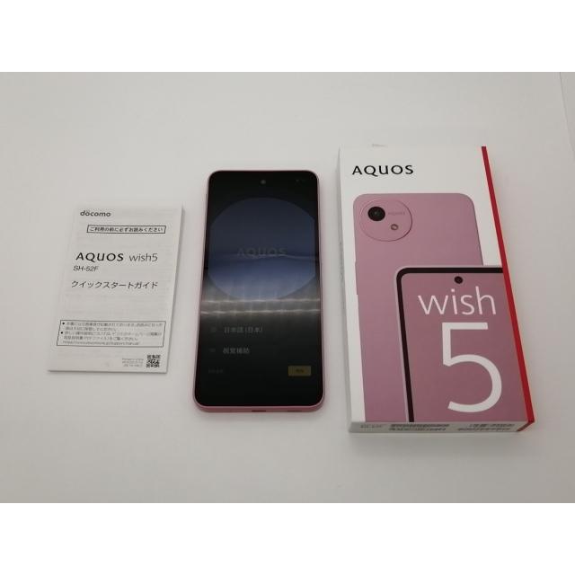 未使用】SHARP docomo 【SIMフリー】 AQUOS wish5 ナデシコ 4GB 64GB