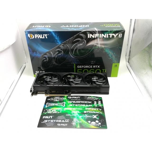 中古】Palit GeForce RTX 5060 Ti Infinity 3 16GB(NE7506T019T1