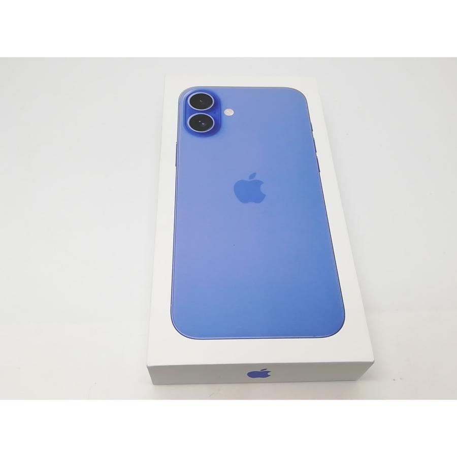 【未使用】Apple 国内版 【SIMフリー】 iPhone 16 Plus 128GB ウルトラマリン MXVE3J/A【アリオ倉敷】保証期間３ヶ月の画像