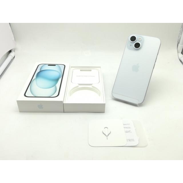 中古】Apple 国内版 【SIMフリー】 iPhone 15 512GB ブルー MTMX3J/A