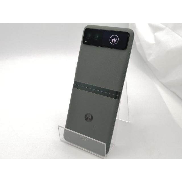 中古】MOTOROLA 国内版 【SIMフリー】 motorola razr 40 セージ