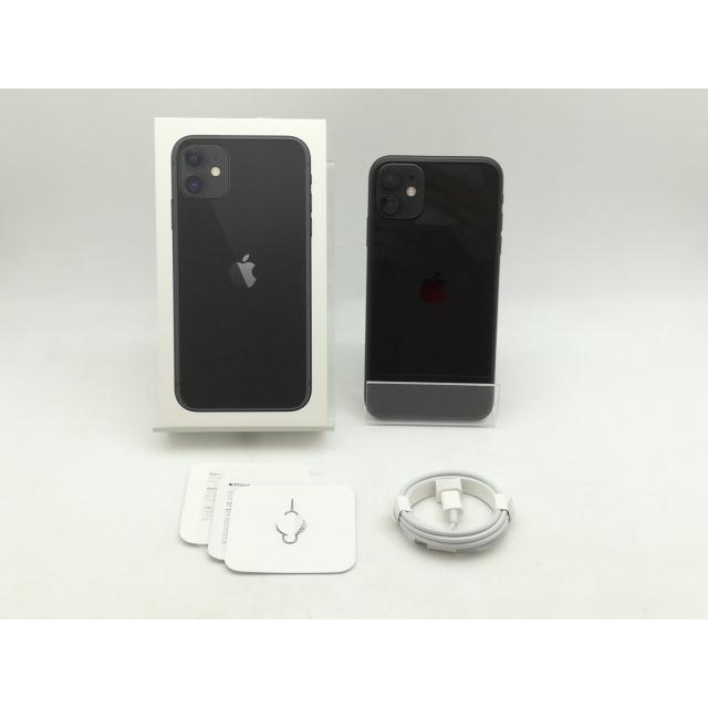 中古】Apple 国内版 【SIMフリー】 iPhone 11 64GB ブラック MHDA3J/A 