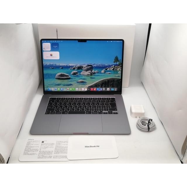 【中古】Apple MacBook Air 15インチ M3(CPU:8C/GPU:10C) 16GB/256GB スペースグレイ MC9D4J/A (15インチ, M3, 2024)【広島本通】保証期間１ヶ月【ランクA】の画像