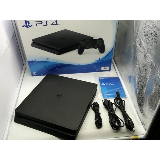 中古】SONY PlayStation4 ジェット・ブラック 1TB CUH-2200BB01【広島