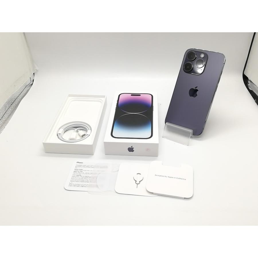 中古】Apple 国内版 【SIMフリー】 iPhone 14 Pro 256GB ディープ
