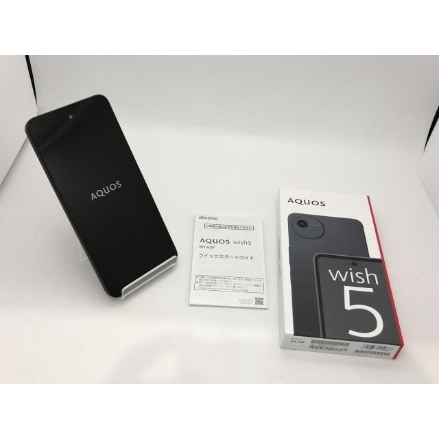 未使用】SHARP docomo 【SIMフリー】 AQUOS wish5 スミ 4GB 64GB SH