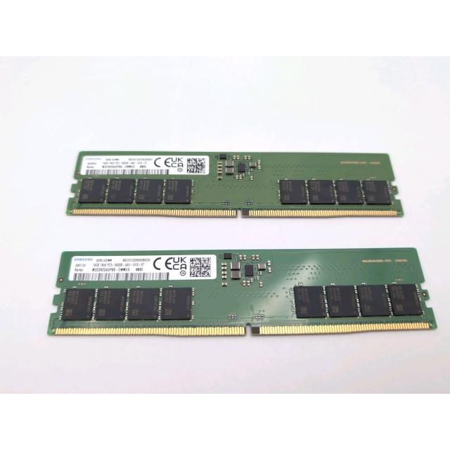 中古】DDR5 16GB 2枚組（合計32GB） DDR5-5600(PC5-44800