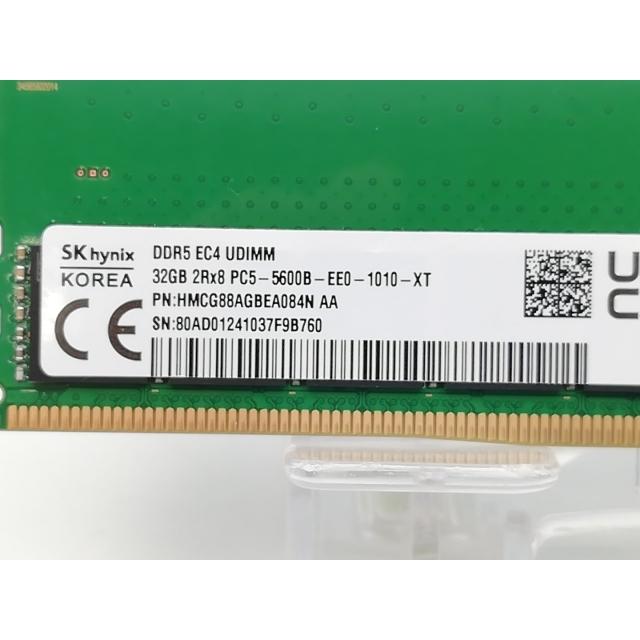 動作確認済み DDR5 5600 64GB DDR5 PC5-44800 @ 中古】DDR5 32GB 2枚組（合計64GB） DDR5-5600(PC5-44800