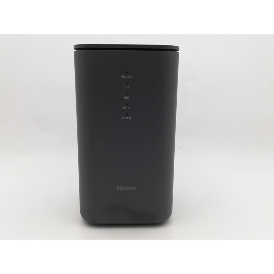 中古】SHARP docomo 【SIMフリー】 home 5G HR02 [ダークグレー]【EC