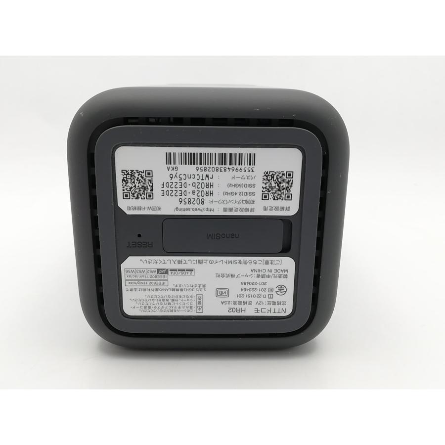 中古】SHARP docomo 【SIMフリー】 home 5G HR02 [ダークグレー]【EC
