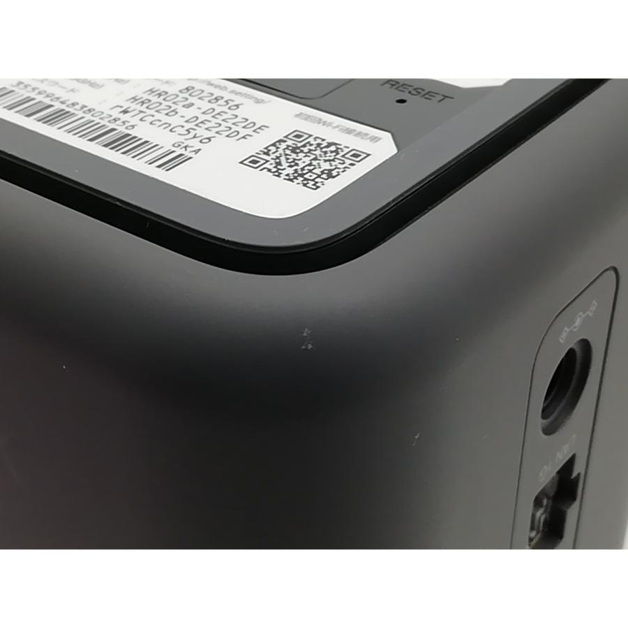 中古】SHARP docomo 【SIMフリー】 home 5G HR02 [ダークグレー]【EC