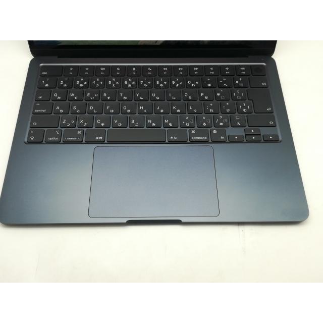 【中古】Apple MacBook Air 13インチ  M3(CPU:8C/GPU:8C) 8GB/256GB ミッドナイト MRXV3J/A (13インチ, M3, 2024)【広島本通】保証期間１ヶ月【ランクA】の画像