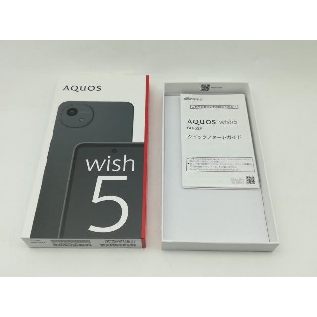 中古】SHARP docomo 【SIMフリー】 AQUOS wish5 スミ 4GB 64GB SH-52F