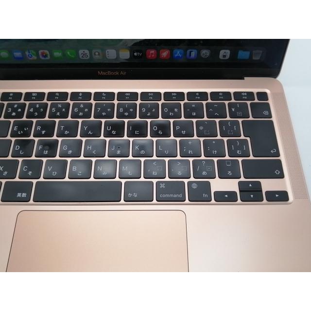 【中古】Apple MacBook Air 13インチ M1(CPU:8C/GPU:7C) 8GB/256GB ゴールド MGND3J/A (M1・2020)【広島本通】保証期間１ヶ月【ランクC】の画像