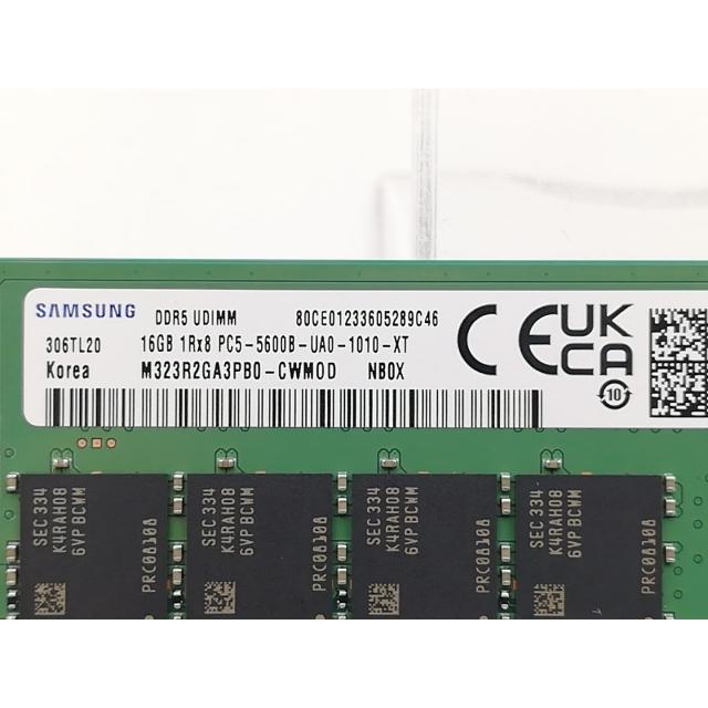【中古】DDR5 16GB 2枚組（合計32GB） DDR5-5600(PC5-44800)【デスクトップPC用】【ECセンター】保証期間１週間 |  | 05