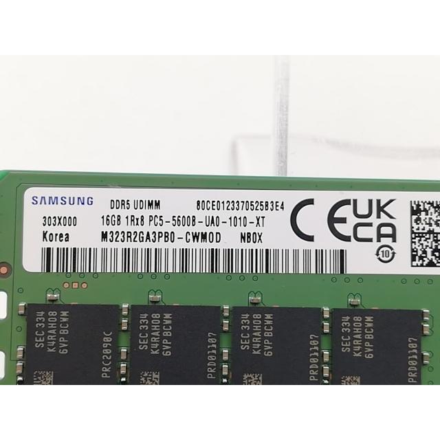【中古】Samsung 16GB×2 DDR5 5600 デスクトップ 中古】DDR5 16GB 2枚組（合計32GB） DDR5-5600(PC5-44800