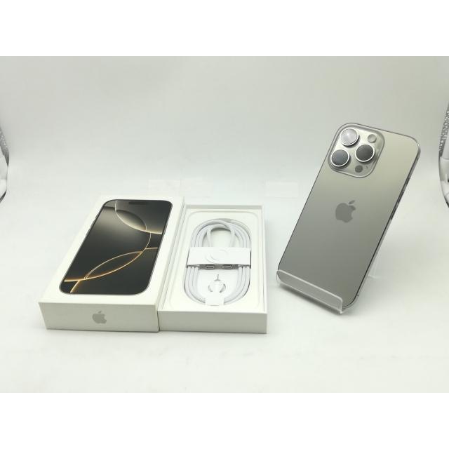 【中古】Apple 国内版 【SIMフリー】 iPhone 16 Pro 256GB ナチュラルチタニウム MYN33J/A【広島本通】保証期間１ヶ月【ランクA】の画像