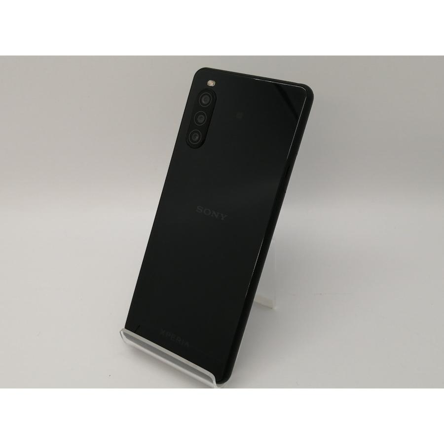 中古】SONY ymobile 【SIMロック解除済み】 Xperia 10 II ブラック 4GB