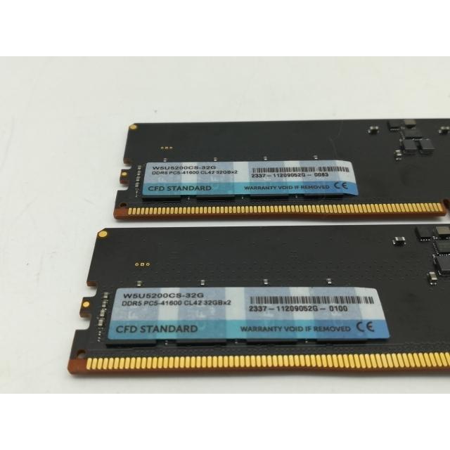 サムスン DDR5 5200 64GB メモリ 2枚セット(32GB×2) 中古】DDR5 32GB 2枚組（合計64GB） DDR5-5200(PC5-41600