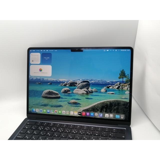 【中古】Apple MacBook Air 13インチ CTO (M2,2022) ミッドナイト M2(CPU:8C/GPU:8C)/8G/256G/30W AC【広島本通】保証期間１ヶ月【ランクA】の画像