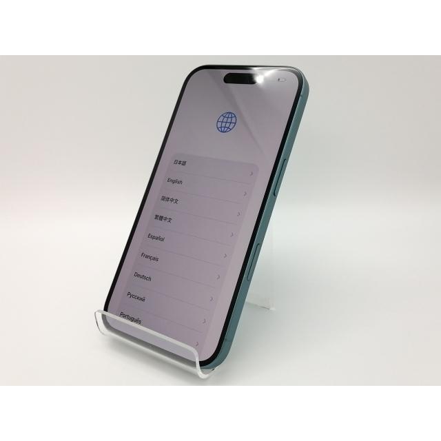 中古】Apple docomo 【SIMフリー】 iPhone 16 256GB ティール MYE13J/A