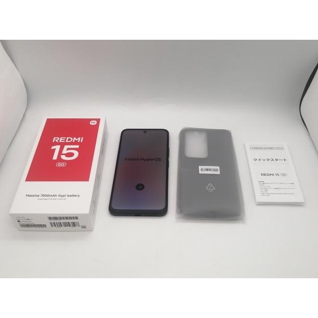 未使用】Xiaomi SoftBank 【SIMフリー】 REDMI 15 5G ミッドナイト