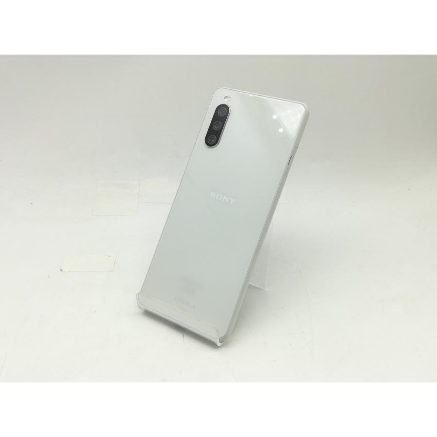 中古】SONY docomo 【SIMロックあり】 Xperia 10 III ホワイト 6GB