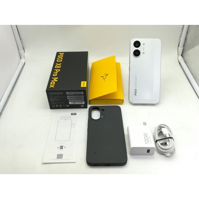 中古】Xiaomi 国内版 【SIMフリー】 POCO X8 Pro Max ホワイト 12GB