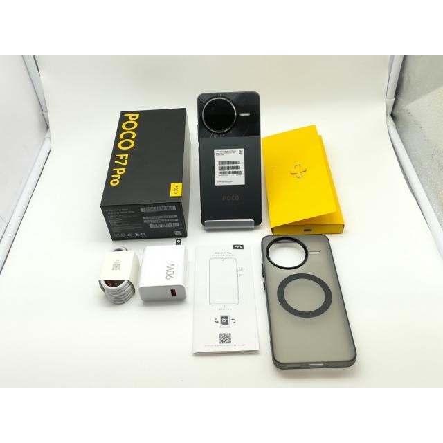 中古】Xiaomi 【SIMフリー】 Poco F7 Pro ブラック 12GB 256GB【広島