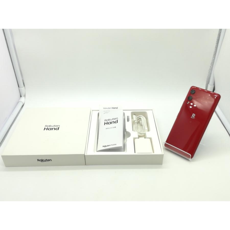 中古】Wiko 楽天モバイル 【SIMフリー】 Rakuten Hand クリムゾン