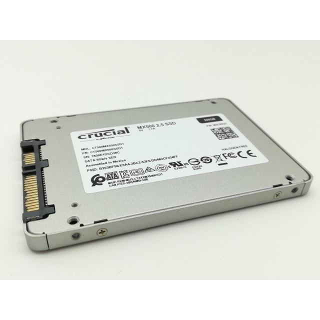 中古】Crucial MX500 CT500MX500SSD1 500GB/SSD/6GbpsSATA/2018年1月