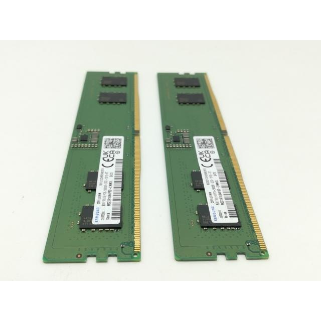 動作確認済 DDR5-5600 8GB×2枚 計16GB SAMSUNG 中古 中古】DDR5 8GB 2枚組（合計16GB） DDR5-5600(PC5-44800