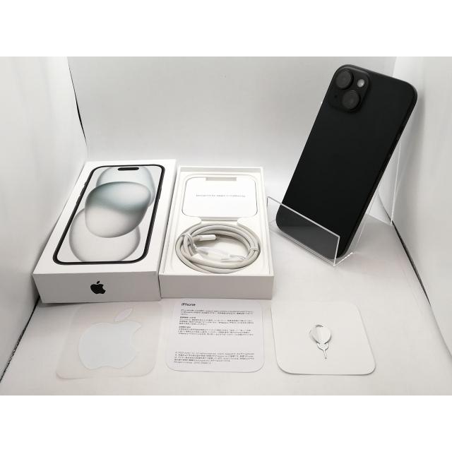 docomo 【SIMフリー】 iPhone 15 128GB ブラック MTMH3J/A【熊本】保証期間１ヶ月【ランクB】 【第4世代】
