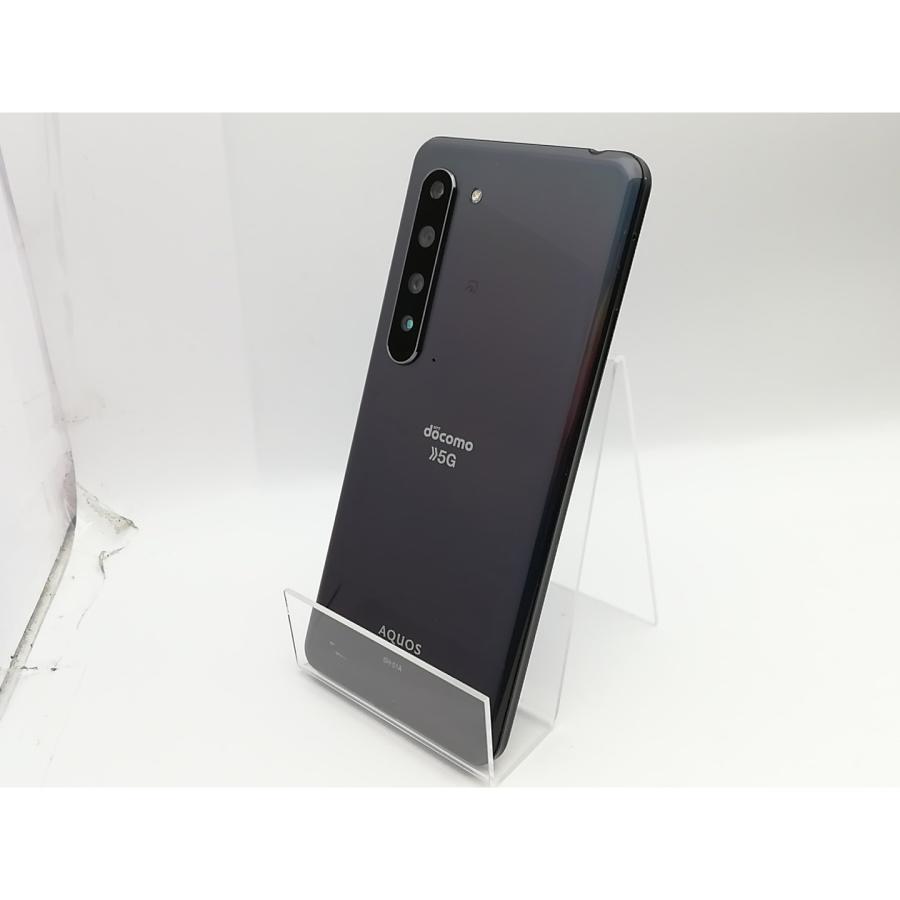 中古】SHARP docomo 【SIMロック解除済み】 AQUOS R5G ブラックレイ