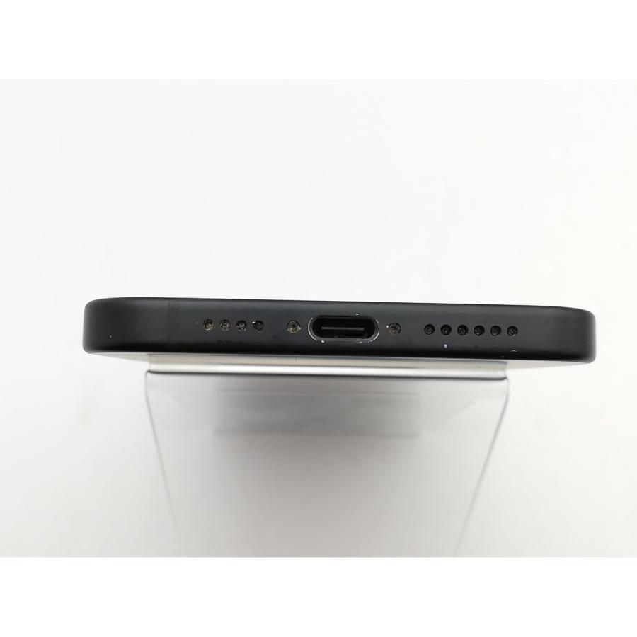 【中古】【赤ロム保証あり】Apple au 【SIMフリー】 iPhone 15 Plus 128GB ブラック MU083J/A【三宮センター】保証期間１ヶ月【ランクB】の画像