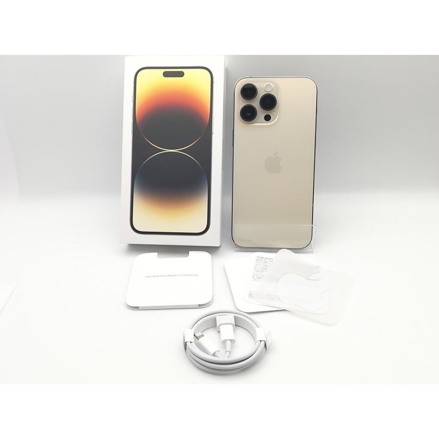 中古】Apple docomo 【SIMフリー】 iPhone 14 Pro Max 128GB ゴールド