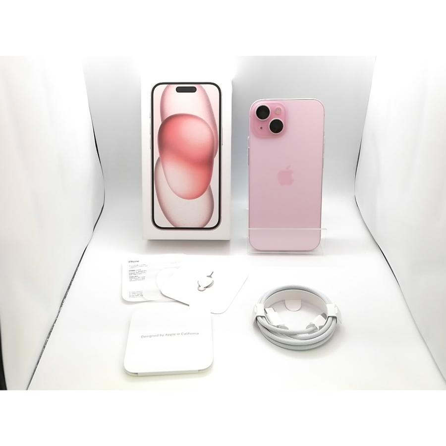 中古】Apple 国内版 【SIMフリー】 iPhone 15 256GB ピンク MTMP3J/A