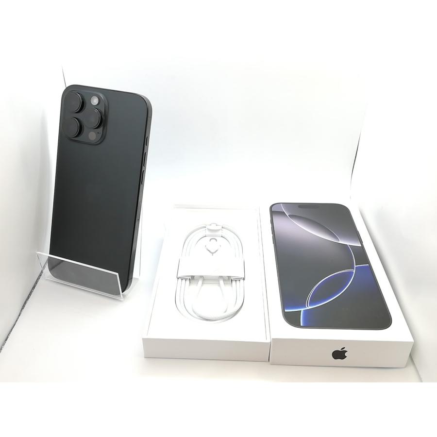 中古】Apple 国内版 【SIMフリー】 iPhone 16 Pro Max 256GB ブラック