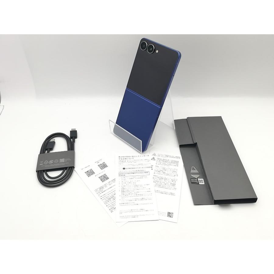 中古】SAMSUNG 国内版 【SIMフリー】 Galaxy Z Flip7 ブルーシャドウ