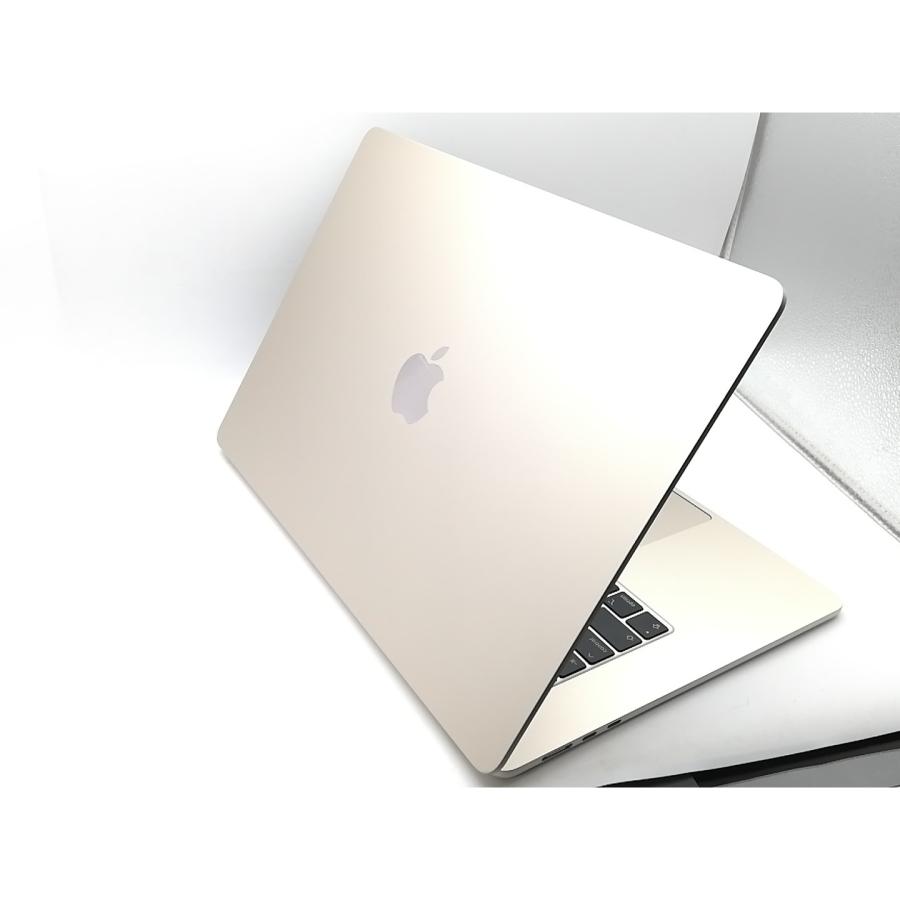 【中古】Apple MacBook Air 15インチ  M2(CPU:8C/GPU:10C) 8GB/256GB スターライト MQKU3J/A (M2,2023)【熊本】保証期間１ヶ月【ランクA】の画像