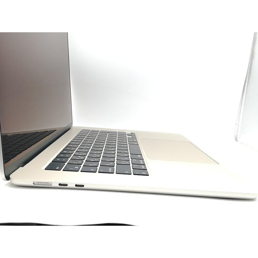 【中古】Apple MacBook Air 15インチ  M2(CPU:8C/GPU:10C) 8GB/256GB スターライト MQKU3J/A (M2,2023)【熊本】保証期間１ヶ月【ランクA】の画像