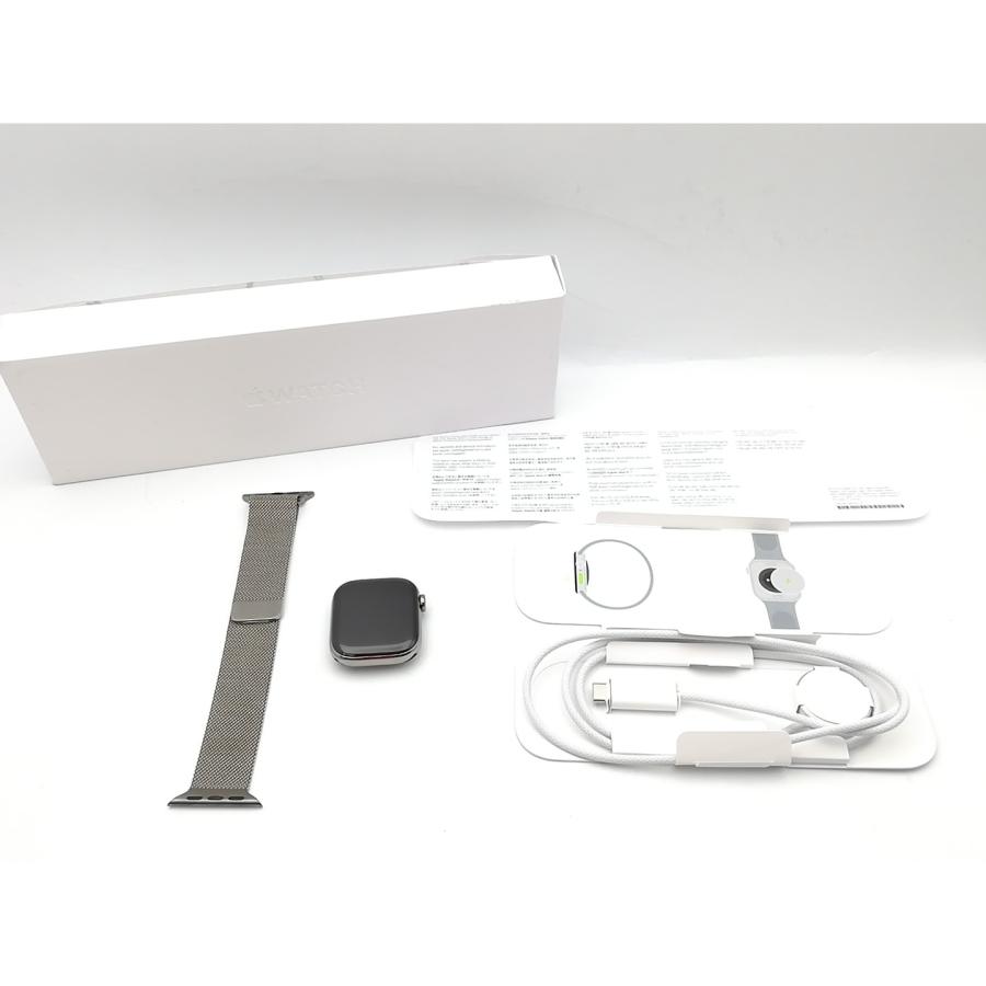 【中古】Apple Apple Watch Series11 42mm Cellular ナチュラルチタニウムケース/ナチュラルミラネーゼループ MF8P4J/A【熊本】保証期間１ヶ月【ランクA】の画像